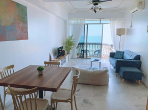 Glory Beach Duplex Ocean View - 8Pax 3BR & FREE Disney Hotstar